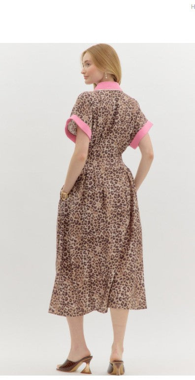 WILD FOR THE SEASON ANIMAL PRINT DRESS