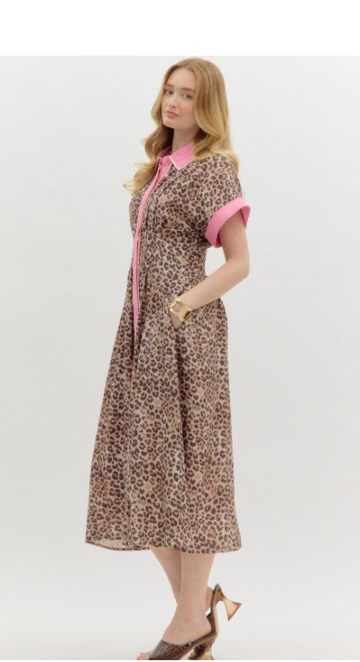 WILD FOR THE SEASON ANIMAL PRINT DRESS