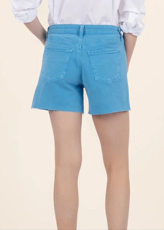 KUT JANE HIGH RISE SHORTS IN BAHAMA BLUE