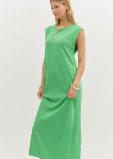 ROAD TRIP READY KELLY GREEN MAXI DRESS