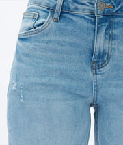 BAYEAS ALSA MID RISE WIDE LEG JEANS