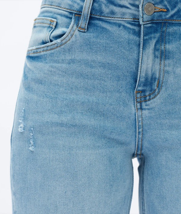 BAYEAS ALSA MID RISE WIDE LEG JEANS