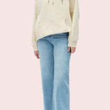 BAYEAS ALSA MID RISE WIDE LEG JEANS