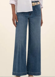 KUT LOYALTY HIGH RISE MEG WIDE LEG JEANS