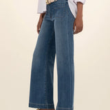 KUT LOYALTY HIGH RISE MEG WIDE LEG JEANS