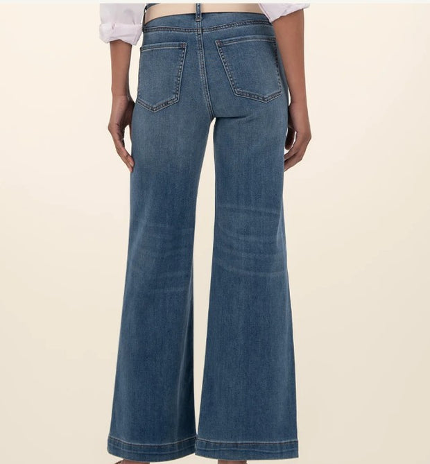 KUT LOYALTY HIGH RISE MEG WIDE LEG JEANS