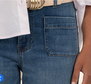 KUT LOYALTY HIGH RISE MEG WIDE LEG JEANS