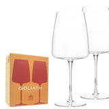 GOLIATH BIG WINE GLASSES - SET OF TWO