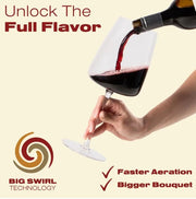 GOLIATH BIG WINE GLASSES - SET OF TWO