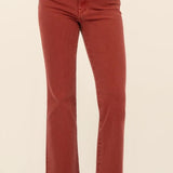 KUT FROM THE KLOTH:  KELSEY HIGH RISE ANKLE FLARE PAPRIKA