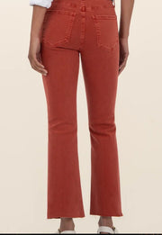 KUT FROM THE KLOTH:  KELSEY HIGH RISE ANKLE FLARE PAPRIKA