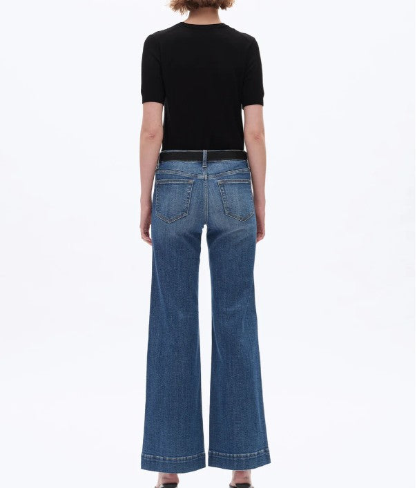 BAYEAS LOW RISE WIDE LEG JEANS