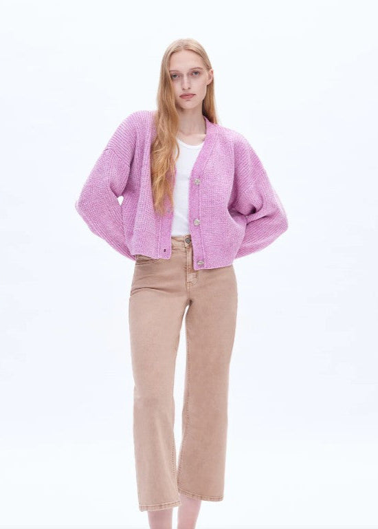 BAYEAS BELLA MID RISE STRAIGHT LEG JEANS - BEIGE