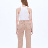 BAYEAS BELLA MID RISE STRAIGHT LEG JEANS - BEIGE