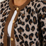 COZY MINDSET ANIMAL PRINT CARDIGAN