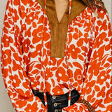 BLOOMING PERSONALITY FLORAL BLOUSE