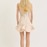 FEELING ROMANTIC PALE PINK MINI DRESS