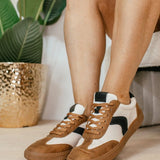 SPOILER ALERT TAN COMBO SNEAKERS
