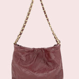 CHIC TOTE BAG - BURGUNDY, CARAMEL OR BLACK