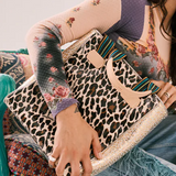 CONSUELA:  CHICA MONA LEOPARD TOTE