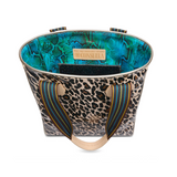 CONSUELA:  MONA CLASSIC LEOPARD TOTE