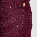 ONLINE EXCLUSIVE:  SEASONED CHICNESS TWEED MINI SKIRT