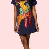 ONLINE EXCLUSIVE:  QUEEN OF SPARKLES SEQUIN RUDOLPH WREATH DRESS