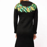 ONLINE EXCLUSIVE:  QUEEN OF SPARKLES WREATH MIDI DRESS