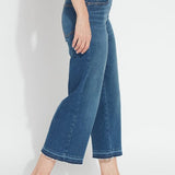 LYSSE PREMIUM FRANCES WIDE LEG CROP JEANS