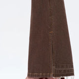 BAYEAS HIGH RISE FLARE JEANS IN BROWN