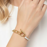 INDULGE ME TENNIS & PAPERCLIP BRACELET