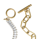 INDULGE ME TENNIS & PAPERCLIP BRACELET