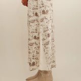 DANCE HALL LONG SATIN PRINT SKIRT - ASSORTED COLORS