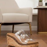 CORKYS DONT MIND ME CLEAR SANDALS