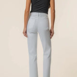 KUT AVERY HIGH RISE STRAIGHT LEG JEANS IN WHITE