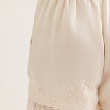 ONLINE EXCLUSIVE:  DAILY LUXE IVORY LACE SHORTS