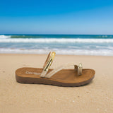 CORKYS HIT THE STRIP RAFFIA SANDALS