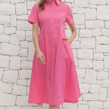 PURSUIT OF HAPPINESS PINK MIDI DRESS