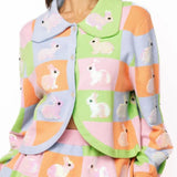 QUEEN OF SPARKLES:  BUTTON UP COLLAR CARDIGAN
