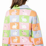 QUEEN OF SPARKLES:  BUTTON UP COLLAR CARDIGAN