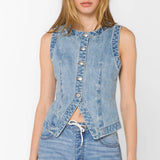 SOUTHERN CHARM DENIM VEST