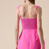 EVERYDAY DARLING PATCH POCKET MINI DRESS - BLACK OR PINK