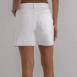 KUT FROM THE KLOTH:  HAILEY HIGH RISE WHITE SHORT