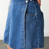KEEP IT STYLISH DENIM SKORT