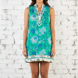 SWEET GARDEN FLORAL SLEEVELESS DRESS
