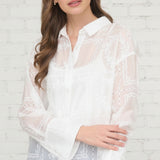 EVERYDAY ICON EMBROIDERED BUTTON UP SHIRT