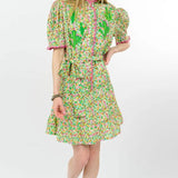 SISTER MARY NOPAL CACTUS EMBROIDERED DRESS