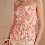 DAYS GONE BY FLORAL EYELET DRESS