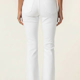 KUT KELSEY HIGH RISE FLARE IN WHITE