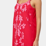 ROMANCE IN BLOOM EMBROIDERED SHIFT DRESS